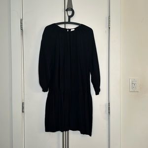 H&M Black Drop waist Dress
